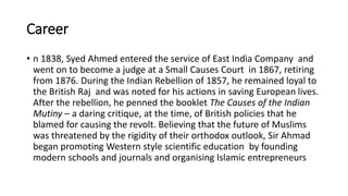 Syed Raj Great Sir Syed Ahmed Khan Presentation.pptx