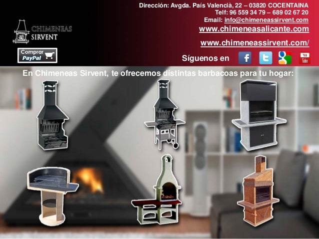 Chimeneas Sirvent | Venta de barbacoas rústicas en Alicante Alcoy, Co…