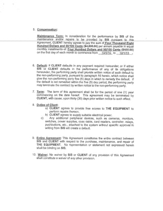 SIS Contract - Villa Alhambra