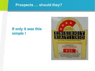 If only it was this simple ! Prospects … should they?   