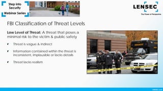 Step Into Security Webinar – Best Practices for Bomb Threat Response at ...