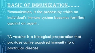 immunization .....project by bsc nursing kol medical college | PDF