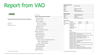 Report from VAO
 