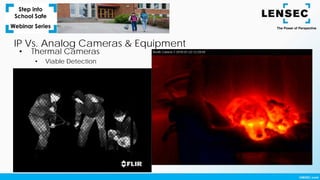 IP Vs. Analog Cameras & Equipment
• Thermal Cameras
• Viable Detection
 