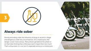 9 motorcycle safety tips for new riders | PDF