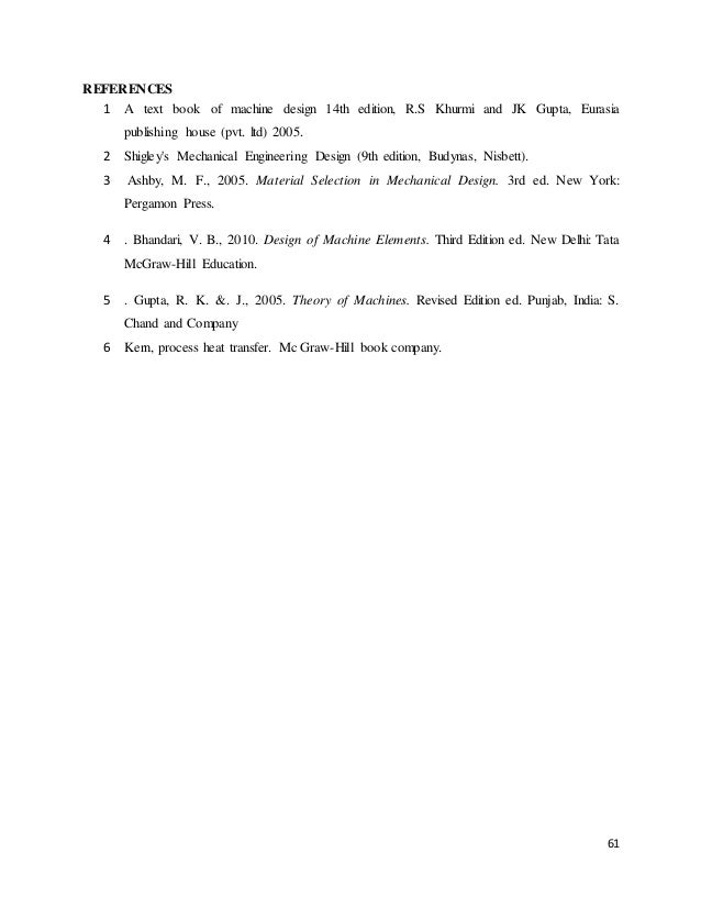 Internship Report And Design 5th Year Mechanical Enginering - 