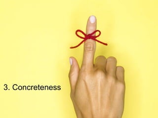 3. Concreteness 