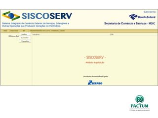Webinar | Siscoserv: Importação e Exportação de Serviços