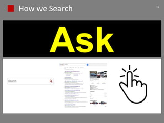 How we Search 16
Ask
 