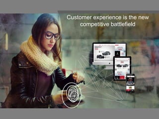 Customer experience is the new
competitive battlefield
 