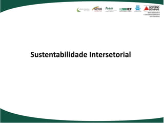 Sustentabilidade Intersetorial
 