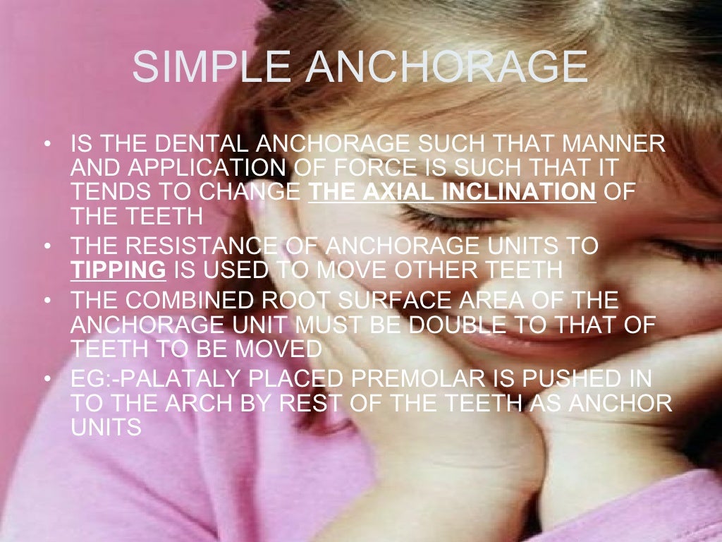 anchorage in orthodontics