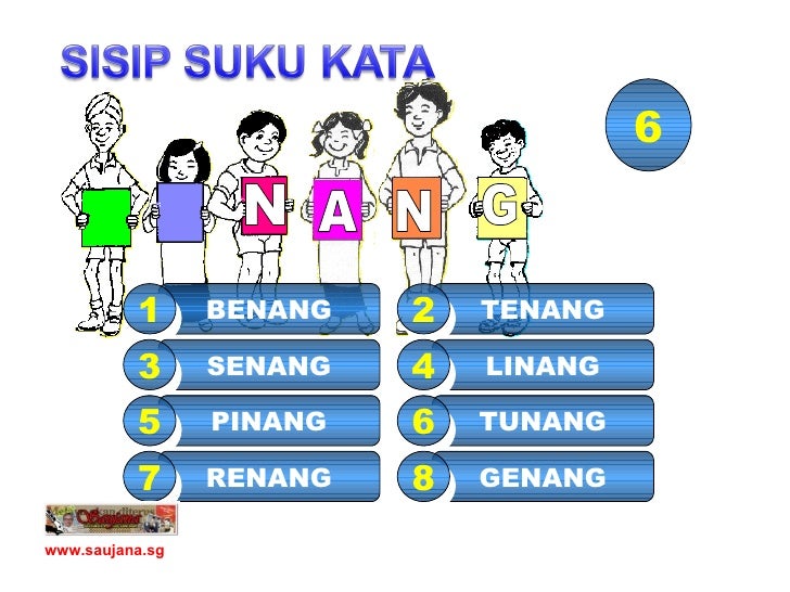 Siri Permainan Bahasa 5 - Sisip Suku Kata