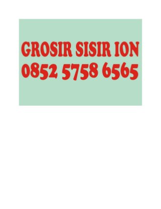 Sisir Catok, Sisir Ion, Sisir Ion Asli, 0852 5758 6565 (AS)