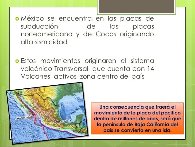 Sismicidad y vulcanismo en méxico