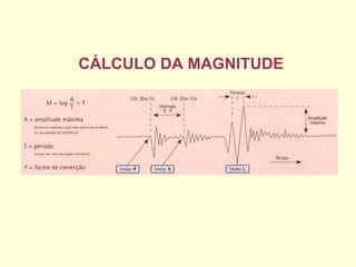 CÁLCULO DA MAGNITUDE 