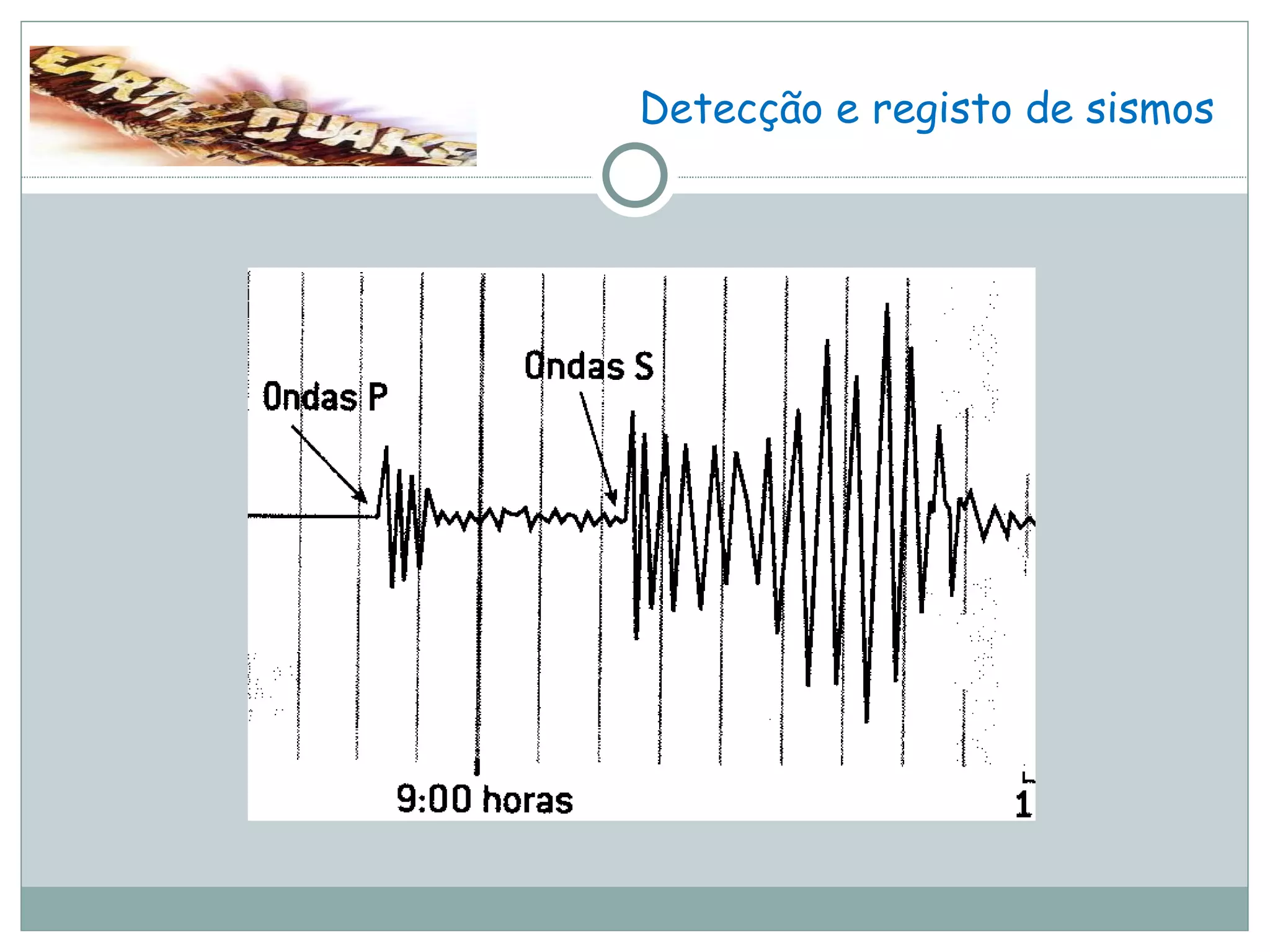 Detecção e registo de sismos 
