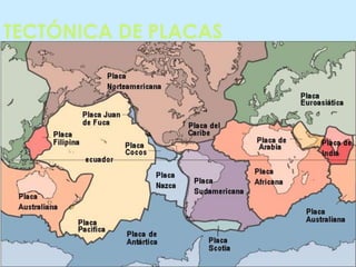 TECTÓNICA DE PLACAS
 