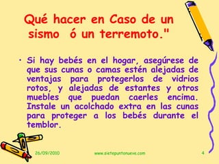 Sismos y-terremotos-para-nios | PPTX