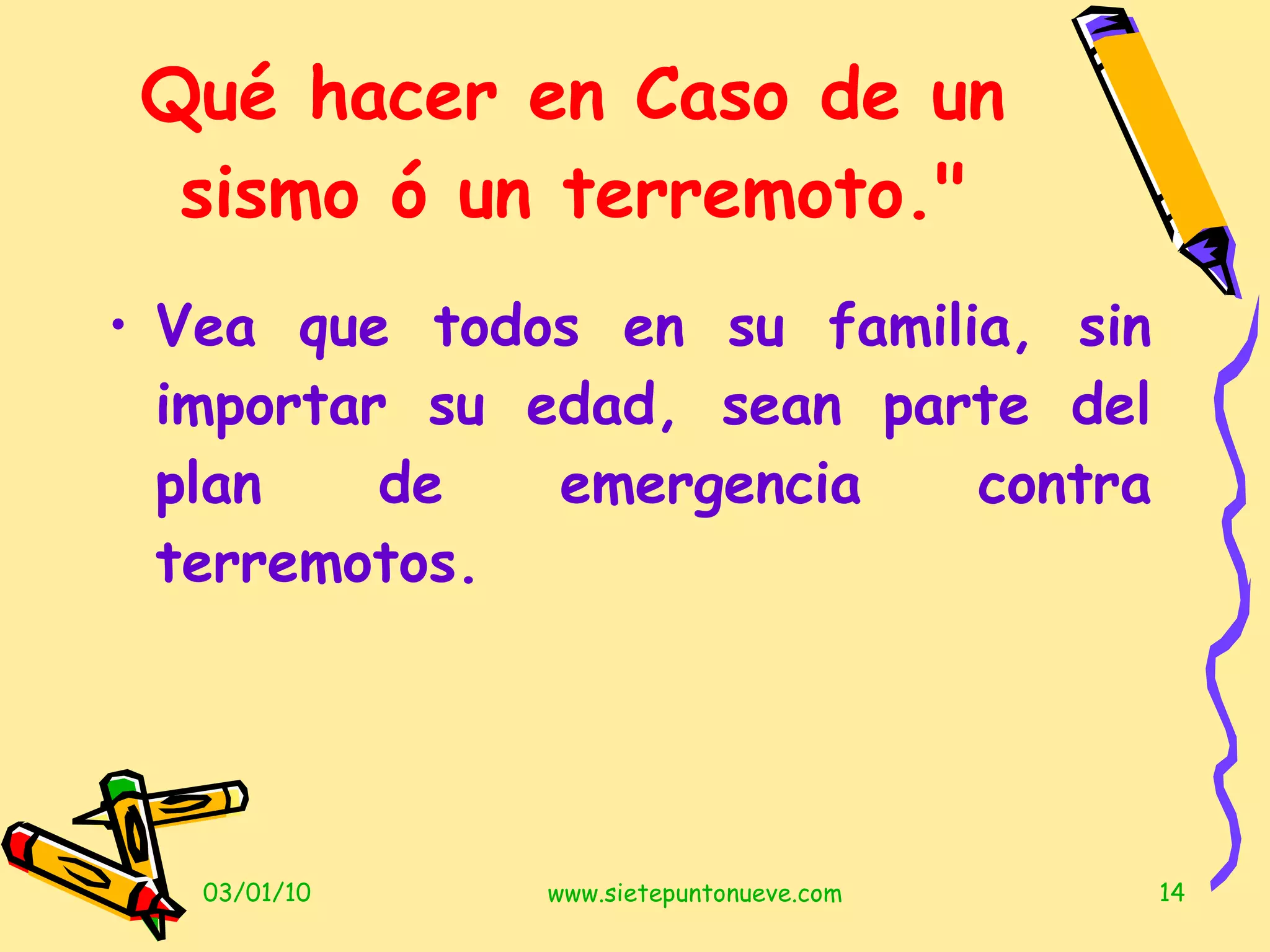 Sismos Y Terremotos Para Niños | PPT
