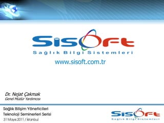 www.sisoft.com.tr



Dr. Nejat Çakmak
Genel Müdür Yardımcısı
 