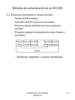  El HW debe respaldar las interrupciones de E/S.