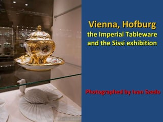 Vienna, Hofburg

the Imperial Tableware
and the Sissi exhibition

Photographed by Ivan Szedo

 