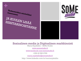 Ota ilo irti työnhausta – Ryhdy
Sissiksi !

Vaikka Kallen tyyliin räpäten http://vimeo.com/57227879

 