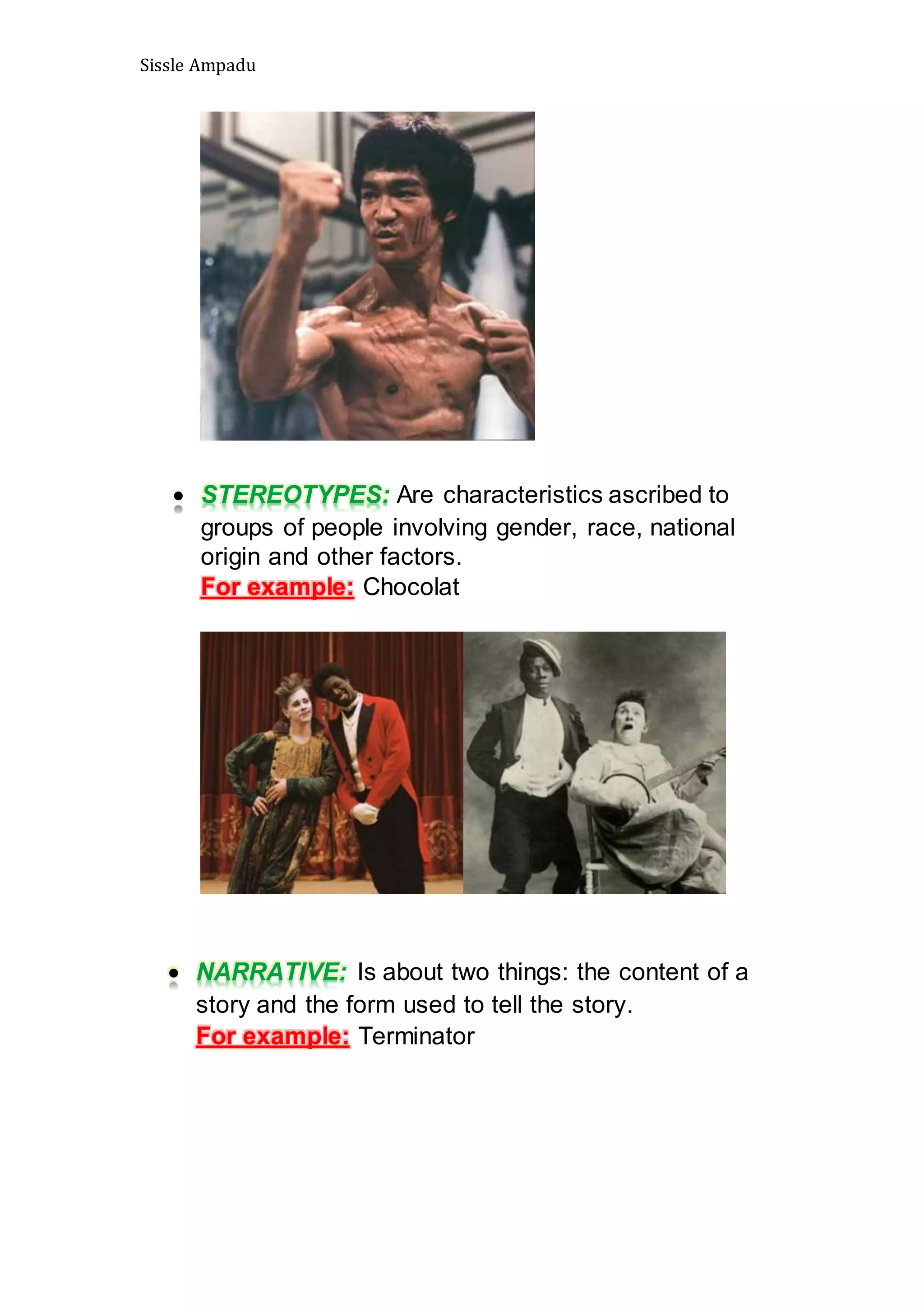 Narrative structure, codes and conventions of a fictional film | PDF