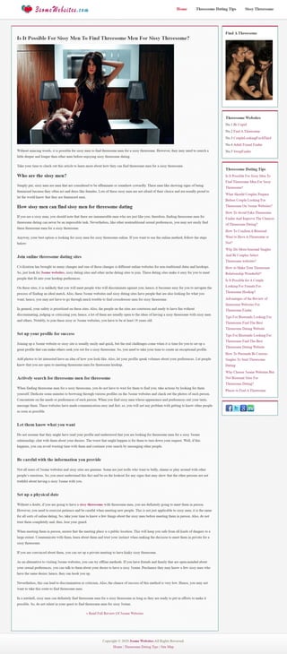 threesom Sissy men to find threesome men for sissy threesom | PDF