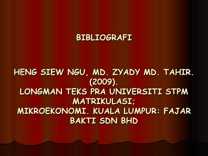Sistem Ekonomi Pasaran Bebas 2009