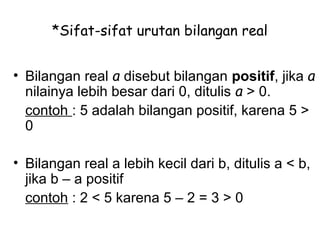 Sistem bilangan-real-1 | PPT