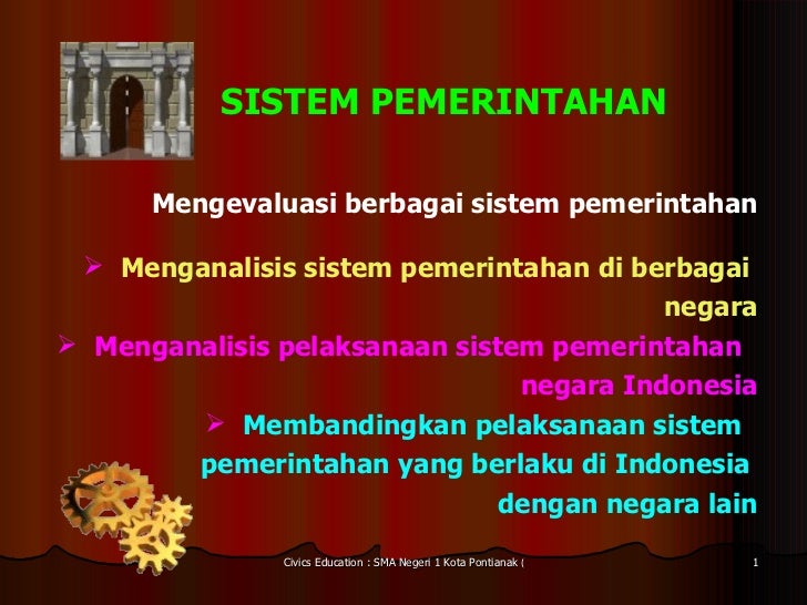 Sistem Pemerintahan