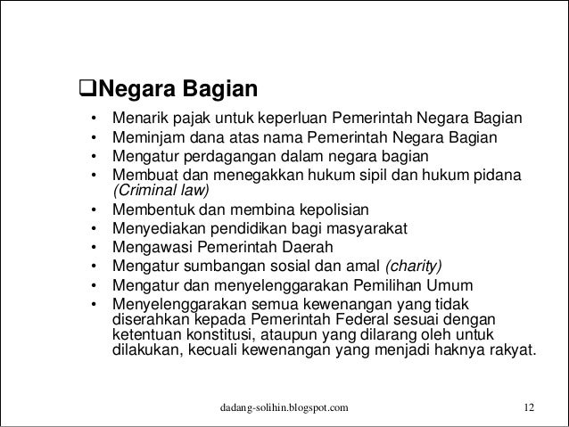 Sistem Pemerintahan Daerah