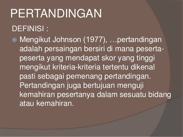 Nota Sistem Pertandingan 1