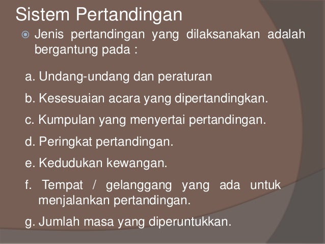 Nota Sistem Pertandingan 1