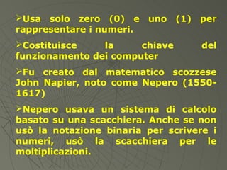 Il sistema binario | PPT