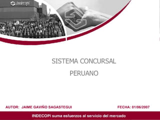 Sistema Concursal Peruano