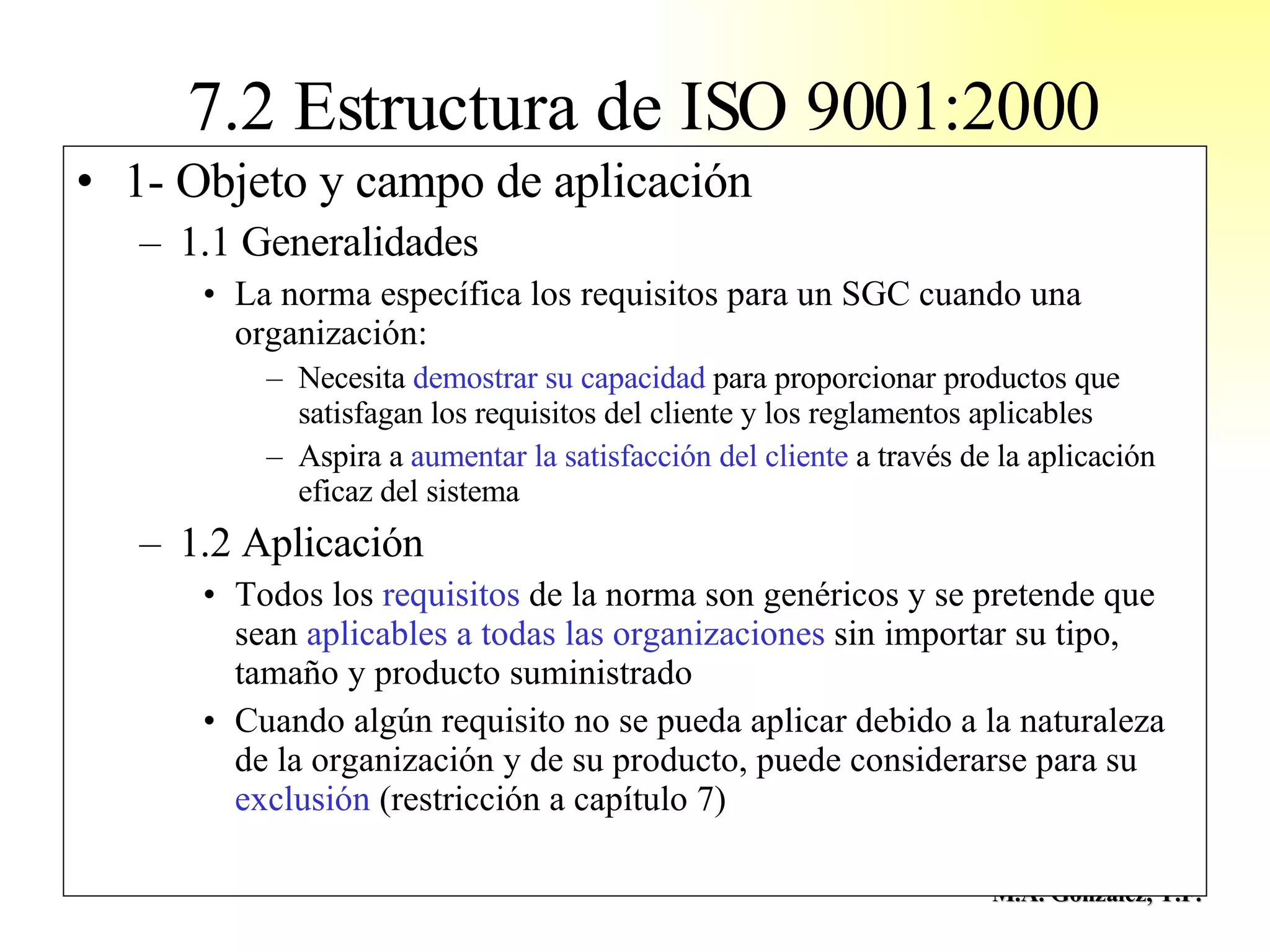 Sistema de Gestión Basado en ISO 9001 | PPT