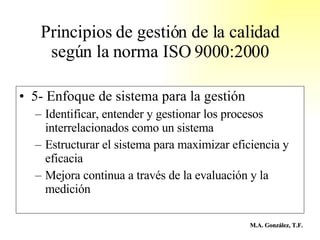 Sistema de Gestión Basado en ISO 9001 | PPT