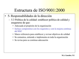 Sistema de Gestión Basado en ISO 9001 | PPT