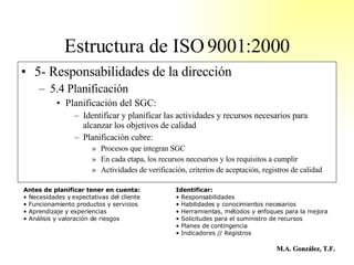 Sistema de Gestión Basado en ISO 9001 | PPT