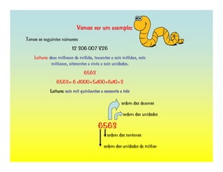 Sistema de Numeração Decimal.Arredondamentos e Estimativa