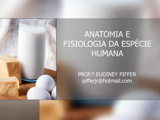 ANATOMIA E FISIOLOGIA DA ESPÉCIE HUMANA PROF.º EUDINEY PIFFER [email_address] 
