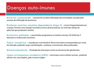 Sistema ImunitáRio (DoençAs E DesequilíBrios)