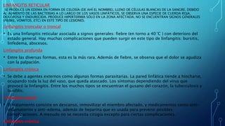 Linfangitis Reticular Sistema linfatico | PPTX