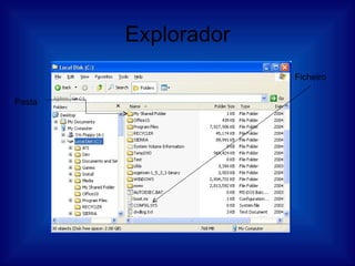 Explorador Pasta Ficheiro 