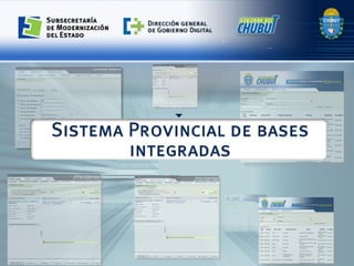 Sistema Provincial de Bases Integradas