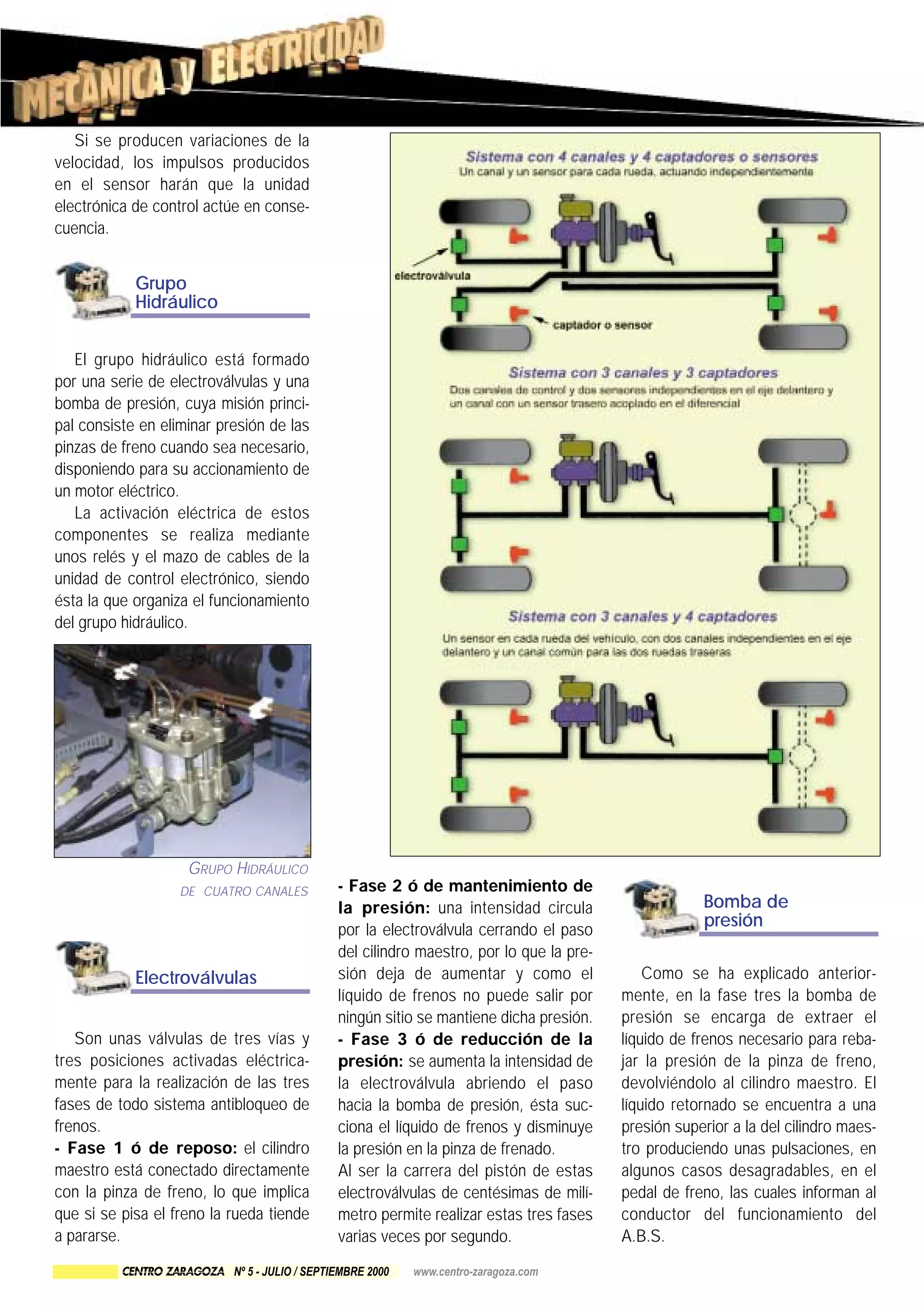 Sistema abs bosch | PDF