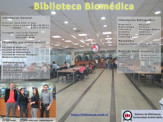 Sistema Bibliotecas UNAB  - Biblioteca Biomédica